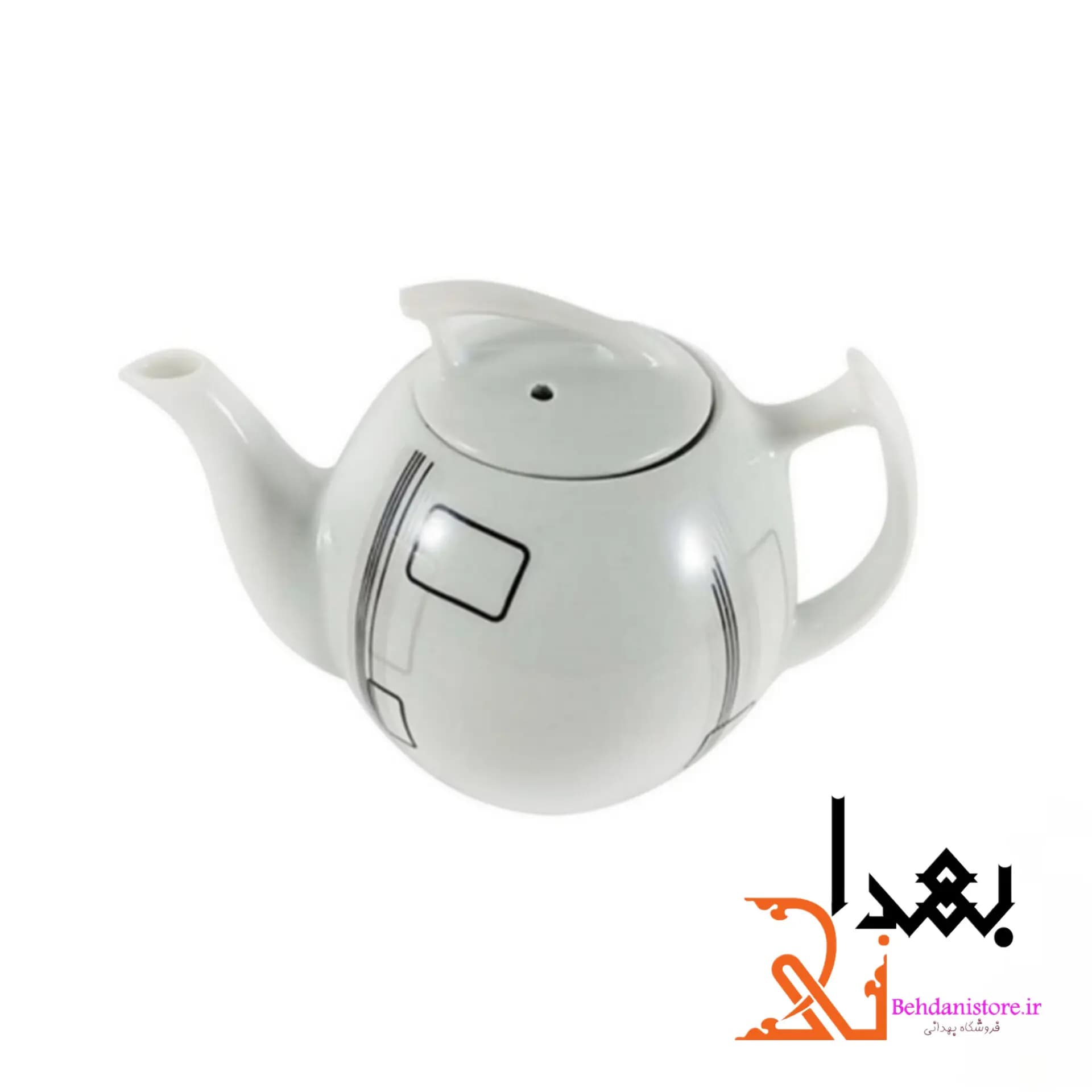 قوری چینی بزرگ نگین