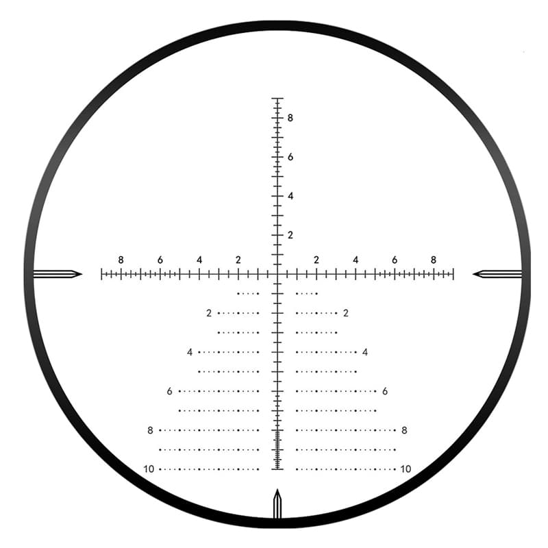 دوربین تفنگ دیسکاوری اچ دی 50*24-4 اس اف آی آر اس ال تی Locking Turrets — تصویر ۶