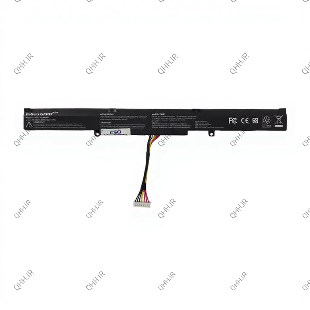 باتری لپ تاپ ایسوس VivoBook Pro N552 Gimo Plus داخلی-33 وات ساعت