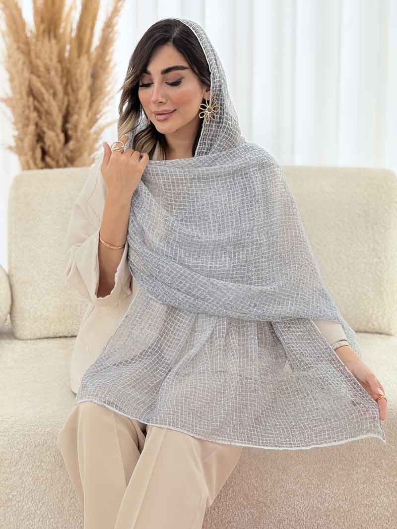 شال حریر نادیا کد 7943 — تصویر ۶