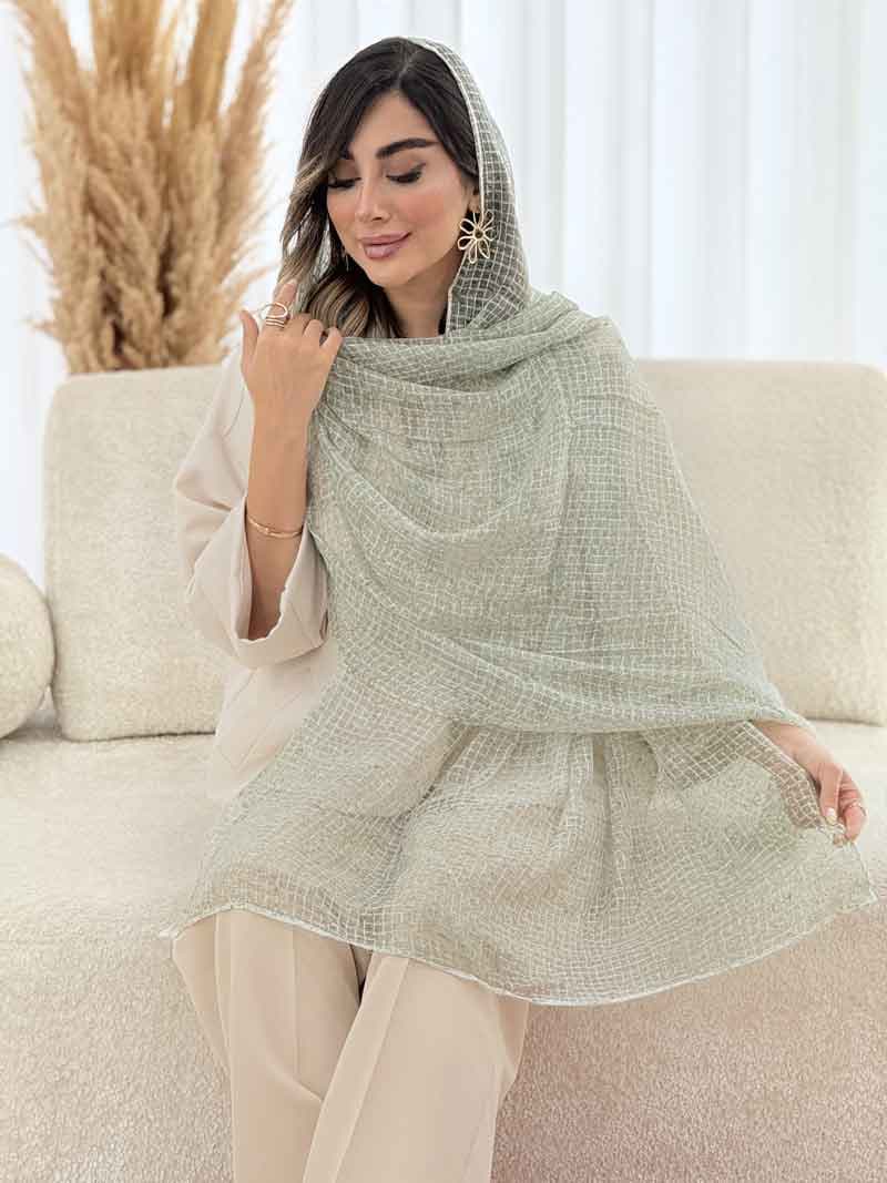 شال حریر نادیا کد 7943 — تصویر ۵