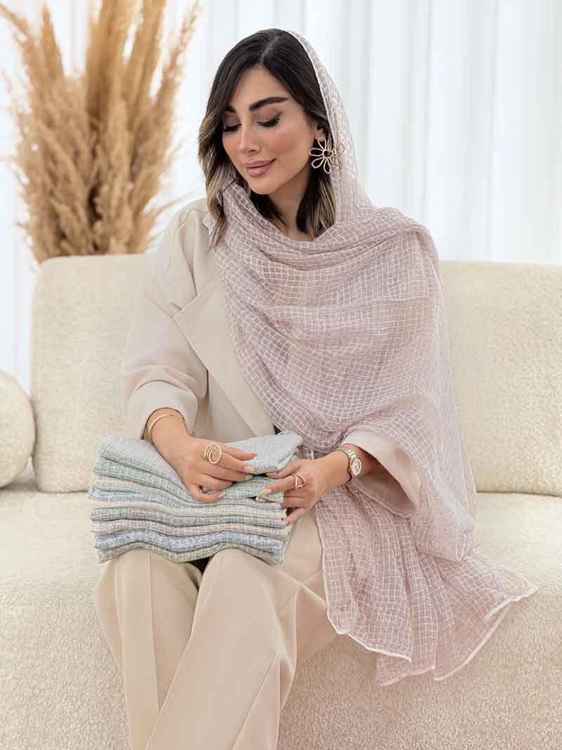 شال حریر نادیا کد 7943