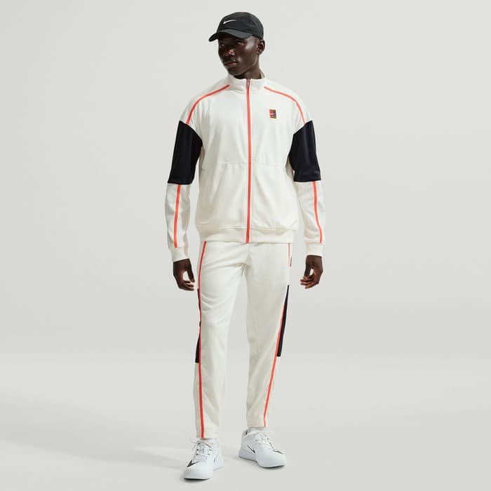 سویشرت تنیس مردانه نایک Nike Court Heritage – کرم — تصویر ۳