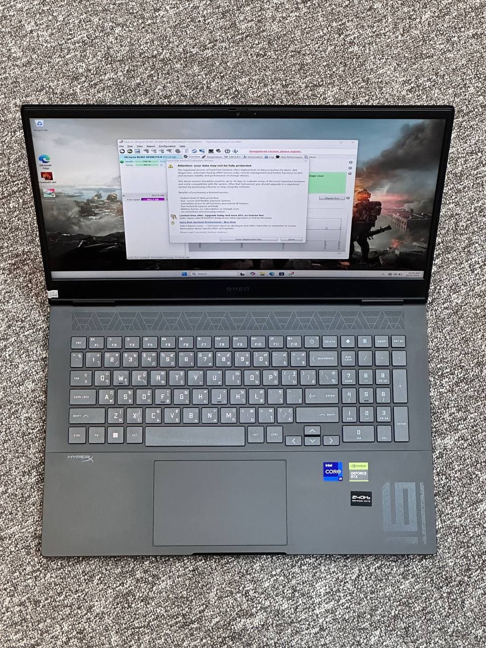 لپ تاپ اچ پی گیمینگ – Hp Omen 16 i9-13900H 16GB 1TB 8GBRTX4060 — تصویر ۴