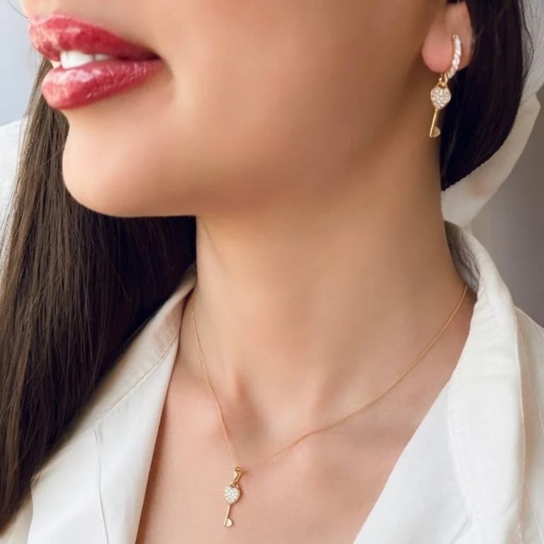نیمست زنانه برند ژوپینگ مدل کلید قلبی