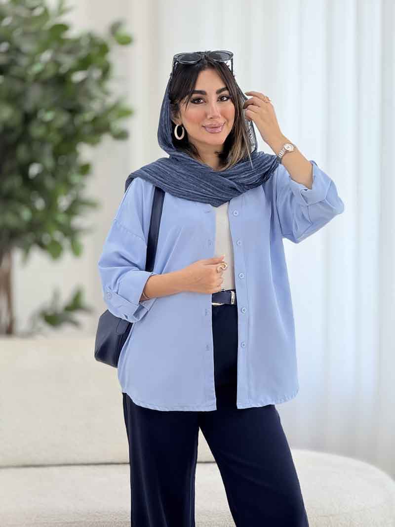 مانتو آستین پاگن نازلی کد 8036 — تصویر ۴