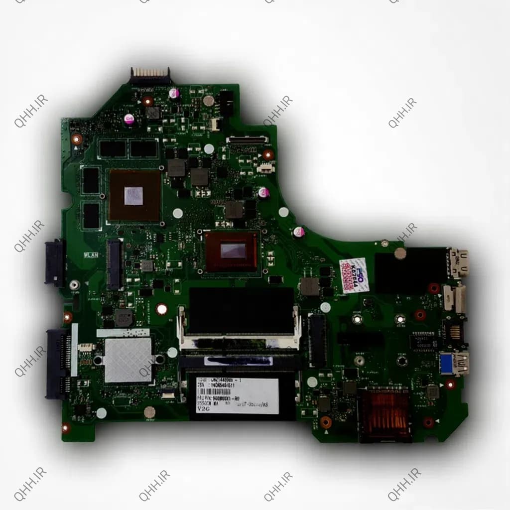 مادربرد لپ تاپ ایسوس K56CM-K56CB-S550C-S56C CPU-I7-3_VGA-2GB گرافیک دار-تاچ-اسلات رم خراب