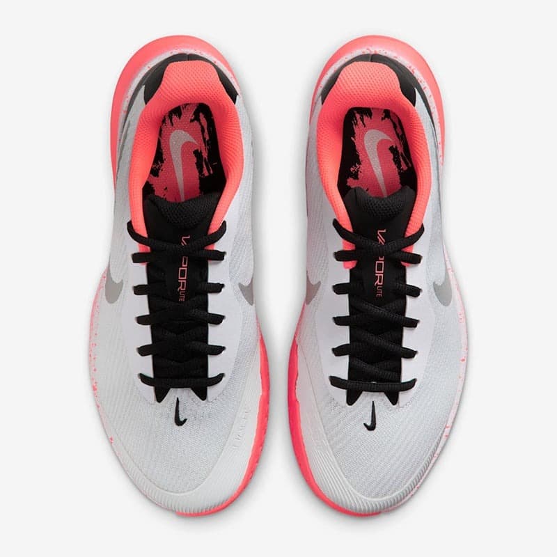 کفش تنیس زنانه نایک Nike Vapor Lite 3 – سفید/نارنجی — تصویر ۴