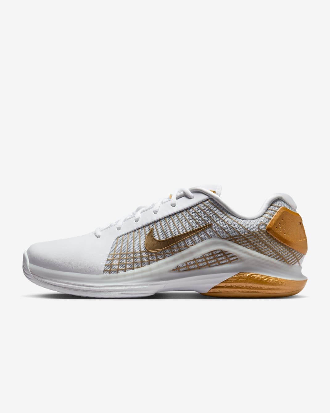 کفش تنیس مردانه نایک Nike Vapor 12 Hypersmash – سفید/طلایی