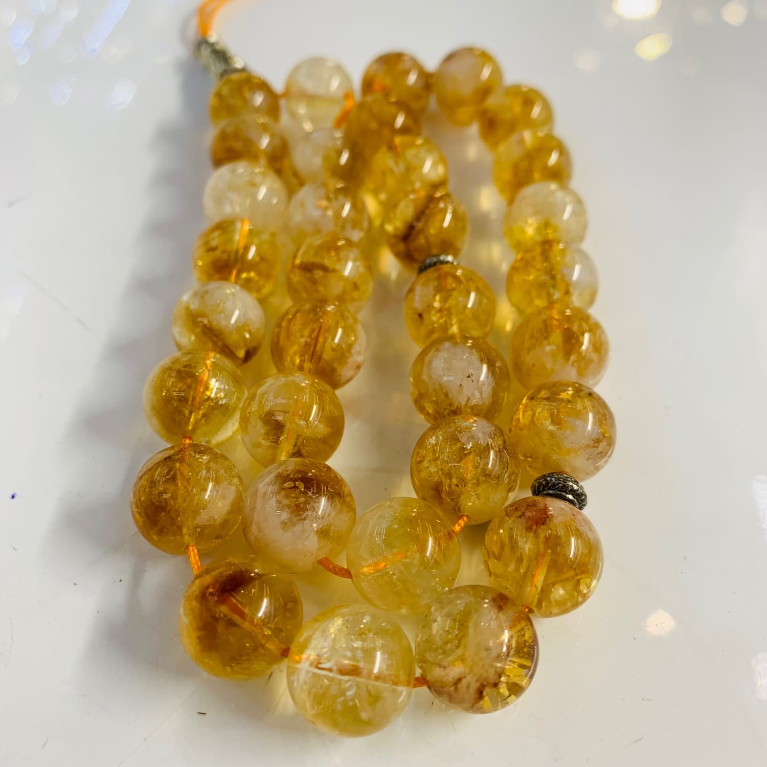 تسبیح 33 دانه سيترين برزیل