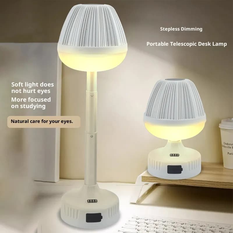 آباژور رومیزی شارژی LED مدل LT-8179 چراغ خواب مدرن قارچی