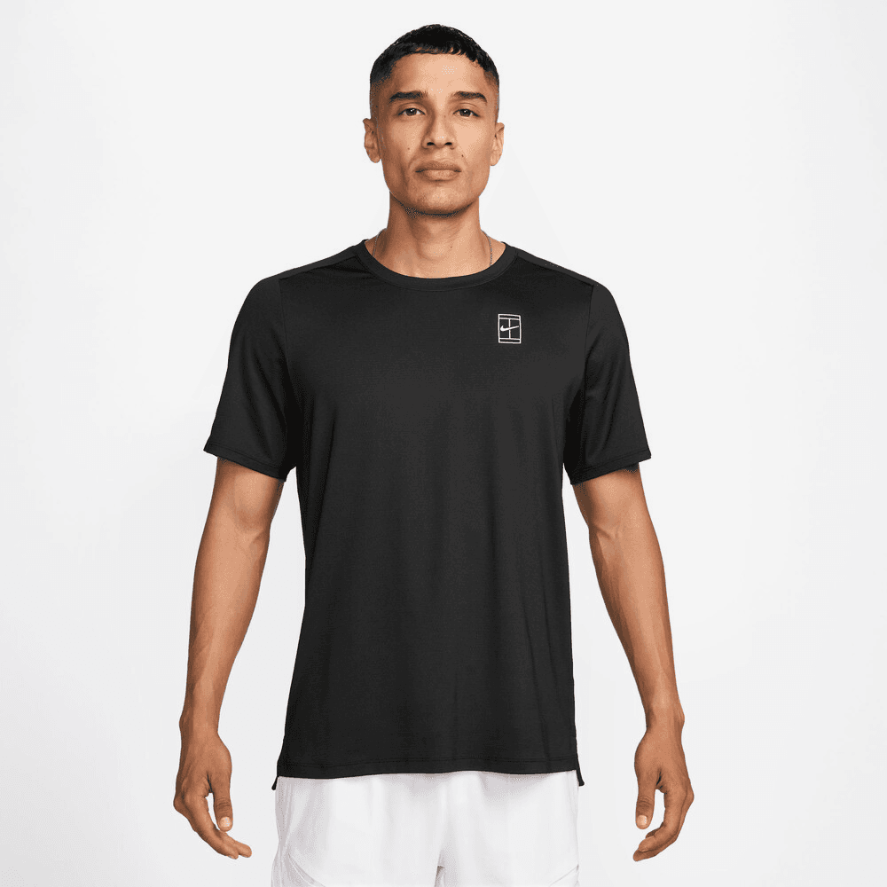 تی شرت تنیس مردانه نایک Nike Court Advantage Dri-FIT – مشکی