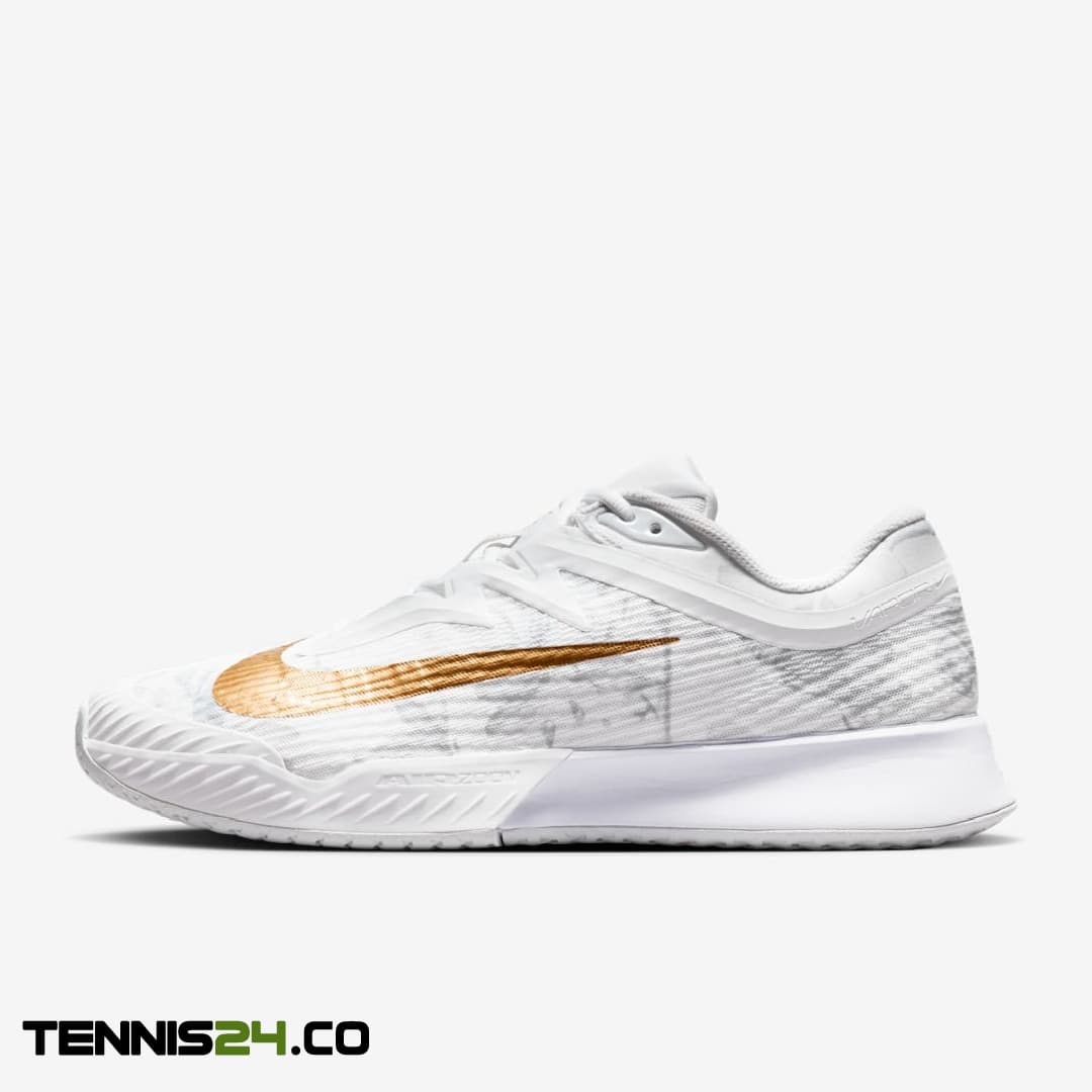 کفش تنیس مردانه نایک Nike Court Vapor Pro 3 PRM Tennis Shoes- سفید/طلایی
