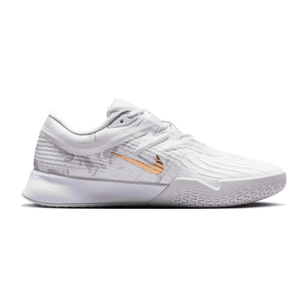 کفش تنیس مردانه نایک Nike Court Vapor Pro 3 PRM Tennis Shoes- سفید/طلایی — تصویر ۱۰
