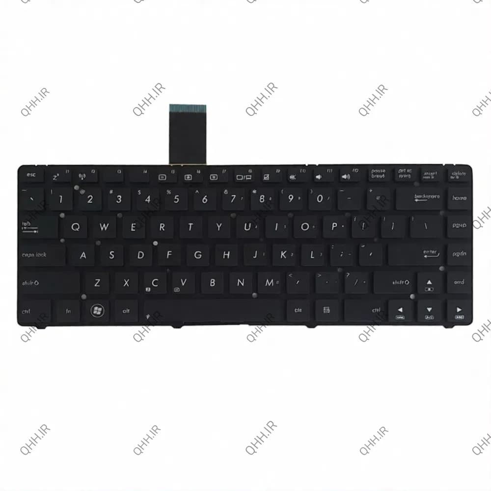 کیبرد لپ تاپ ایسوس K45 مشکی-اینترکوچک بدون فریم — تصویر ۶
