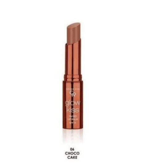 تینت لب جامد گلدن رز GLOW KISS-شماره 06 کیک شکلاتی