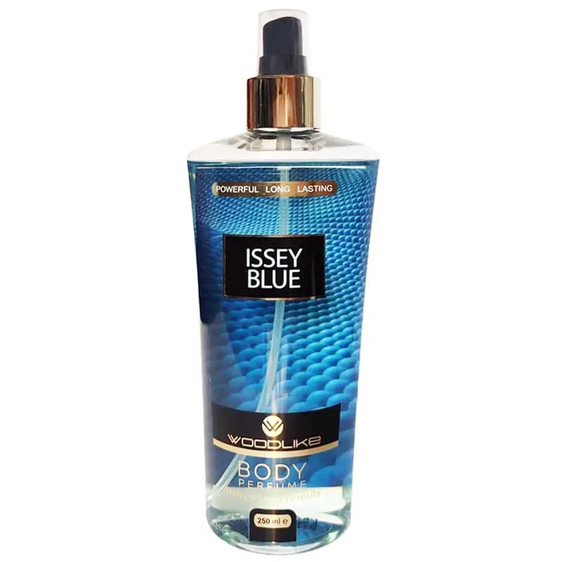 بادی اسپلش مردانه وودلایک رایحه ایسی بلو Issey Blue — تصویر ۲