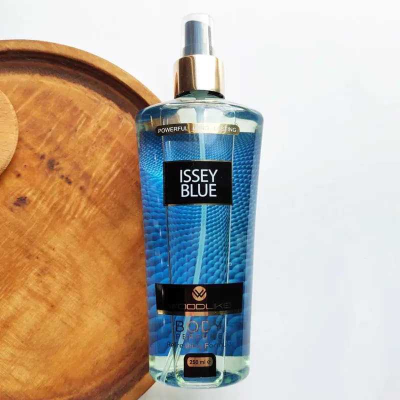 بادی اسپلش مردانه وودلایک رایحه ایسی بلو Issey Blue — تصویر ۳
