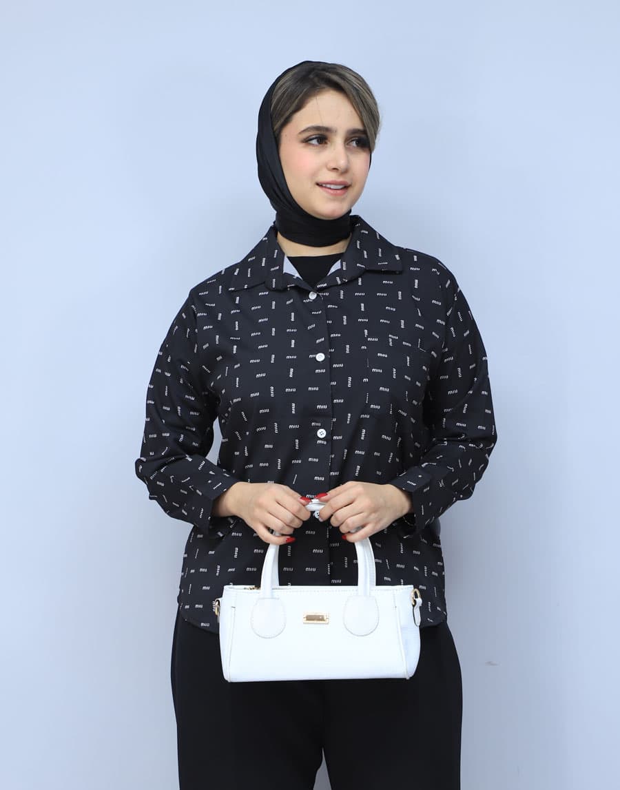 شومیز | مدل شومیز مایا کد 1485 – مشکی
