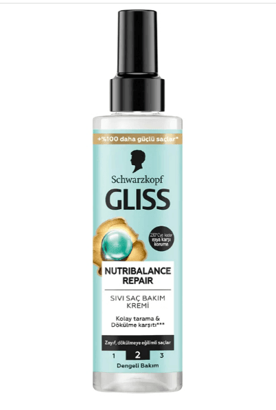 اسپری دوفاز گلیس مدل Nutribalance Repair – آبرسان و تقویت‌کننده موهای ضعیف و آسیب‌دیده
