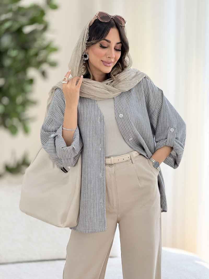 مانتو پشت پیله ارمغان کد 8048 — تصویر ۷