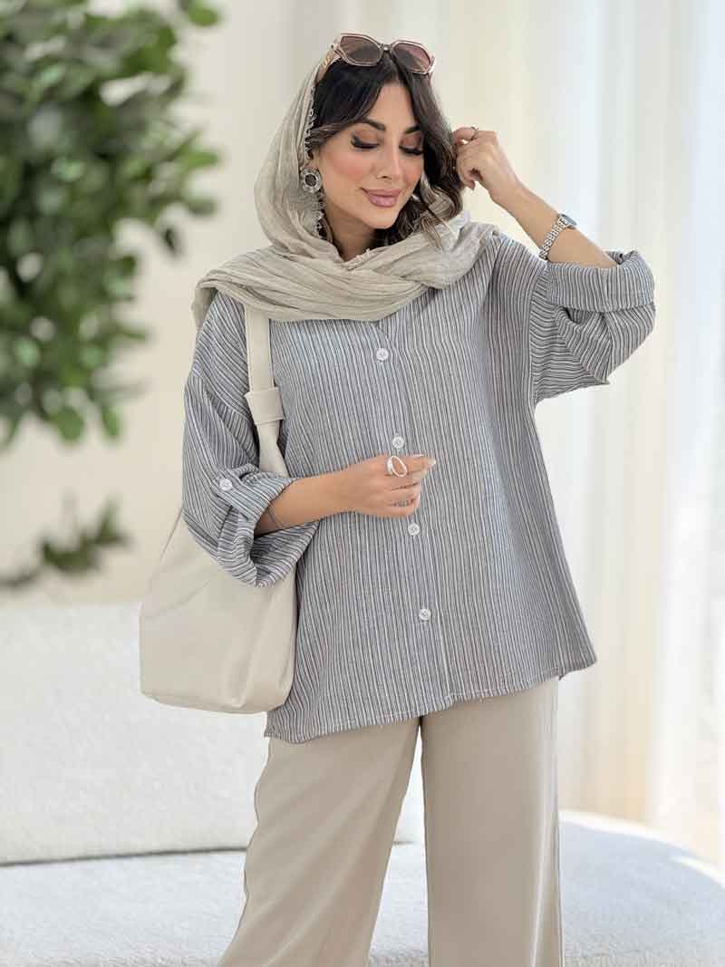 مانتو پشت پیله ارمغان کد 8048 — تصویر ۳