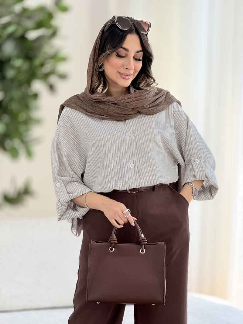 مانتو پشت پیله ارمغان کد 8048 — تصویر ۲