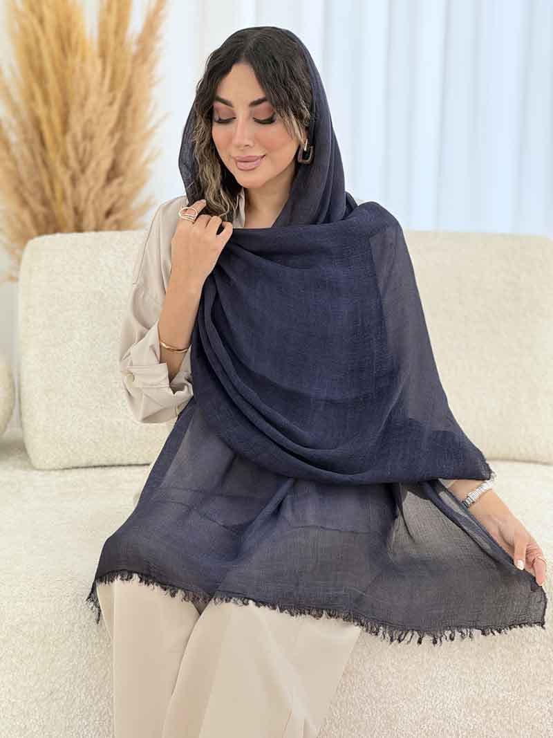 شال ابر و بادی دلارا کد 7827 — تصویر ۳