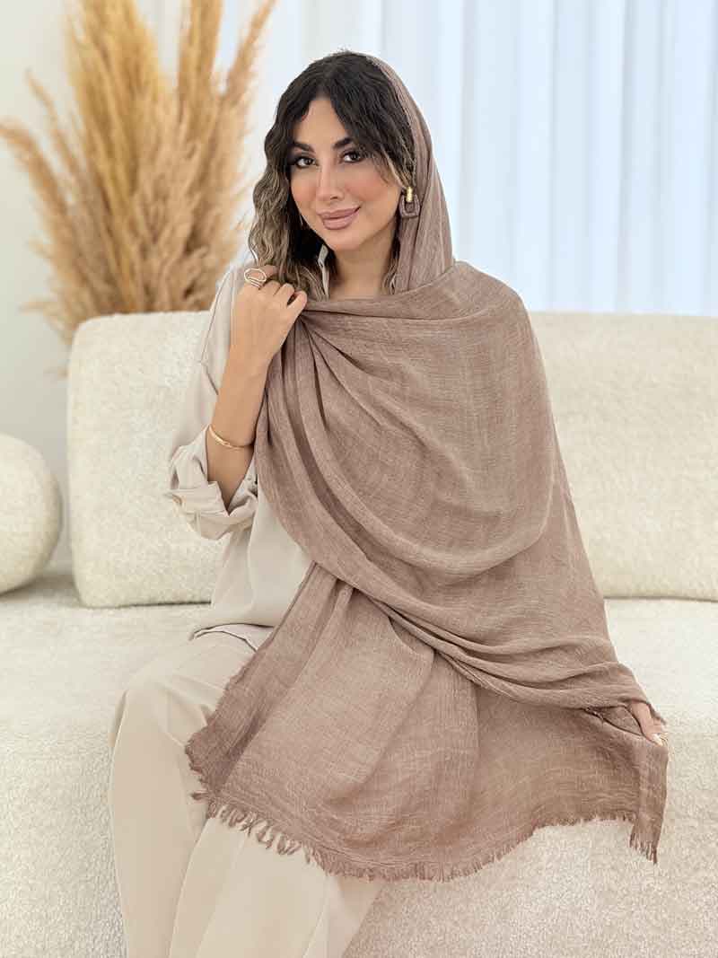 شال ابر و بادی دلارا کد 7827 — تصویر ۶