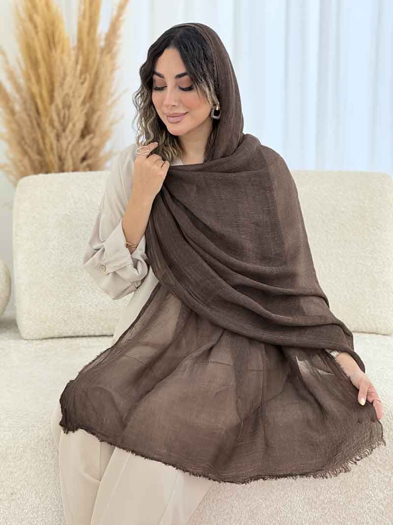شال ابر و بادی دلارا کد 7827 — تصویر ۴