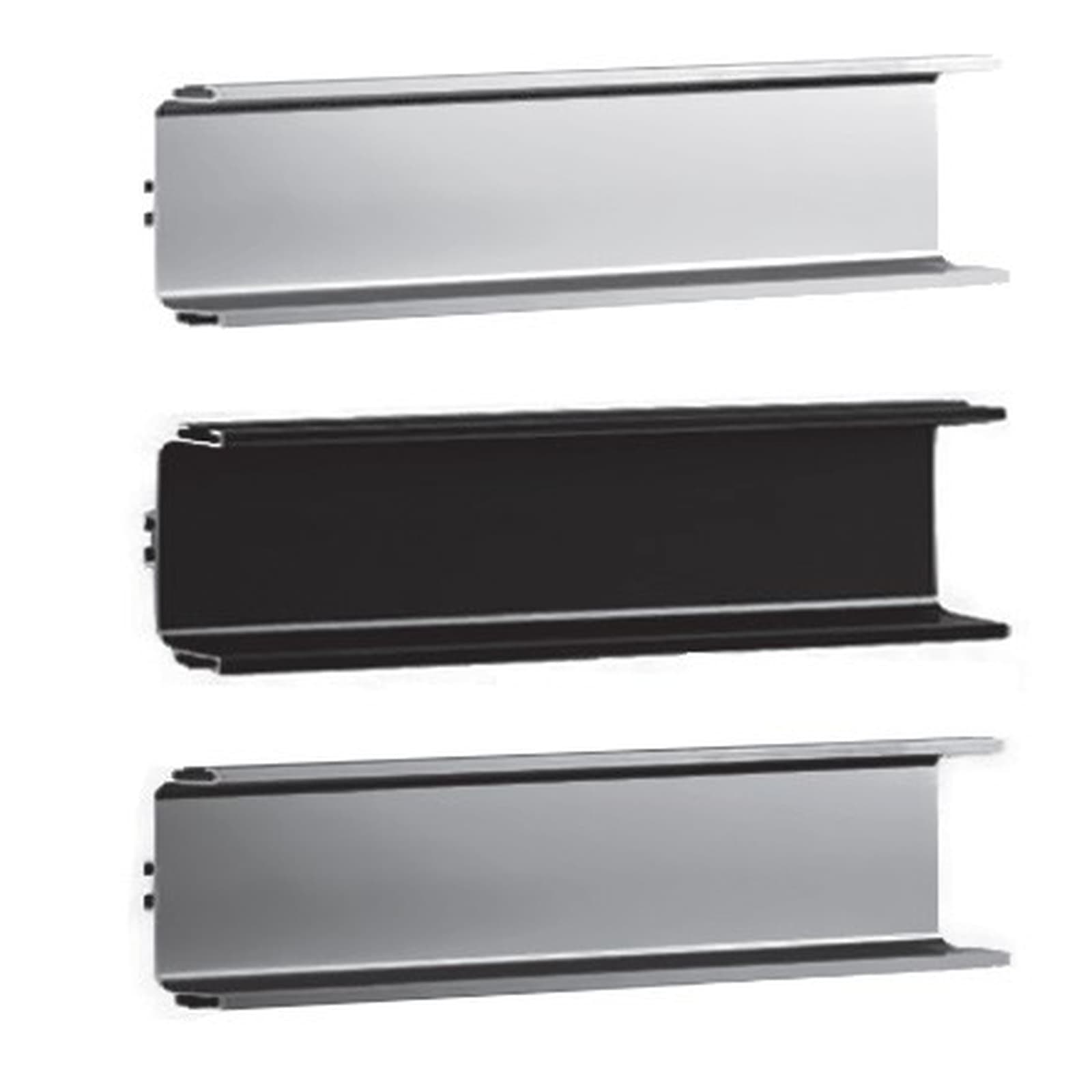 دستگیره پروفیلی U فرم زمینی سفید پودری طول 4800mm