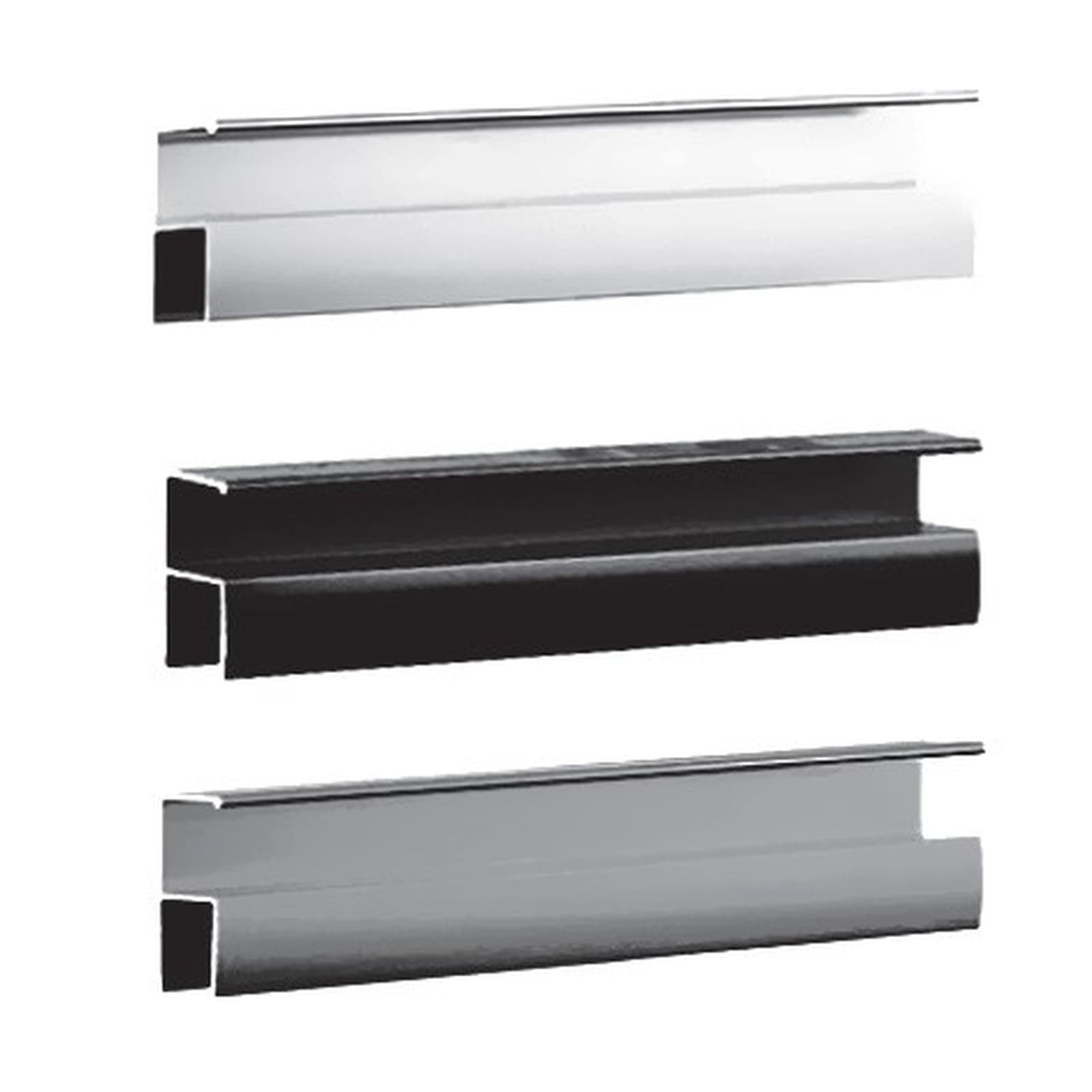 دستگیره پروفیلی H فرم رنگ سفید پودری طول 4800mm
