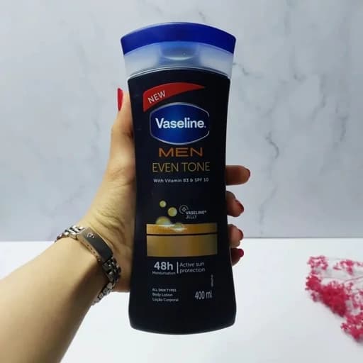 لوسیون بدن مردانه وازلین مدل Men even tone — تصویر ۲