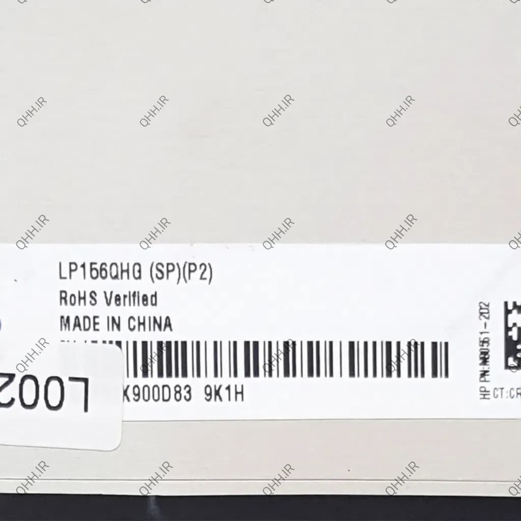 ال ای دی لپ تاپ 15.6 LG LP156QHG-SPP2 نازک مات 40 پین QHD-EDP-120Hz بدون جاپیچ 350x206x4.6mm برد پشت LED — تصویر ۴