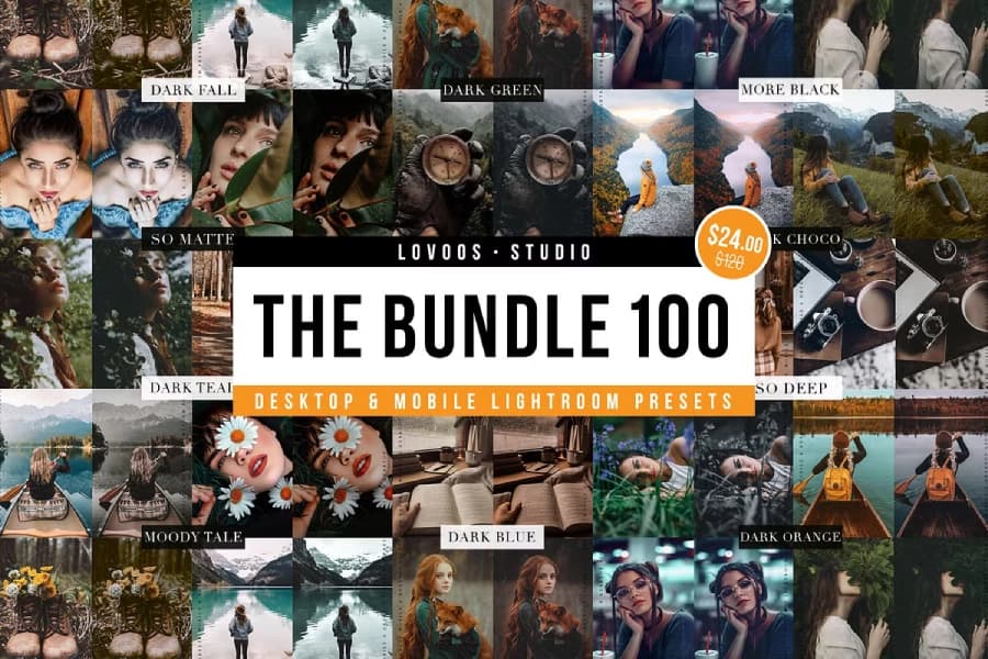 پکیج پریست لایت روم 100عددی creativemarket — تصویر ۴
