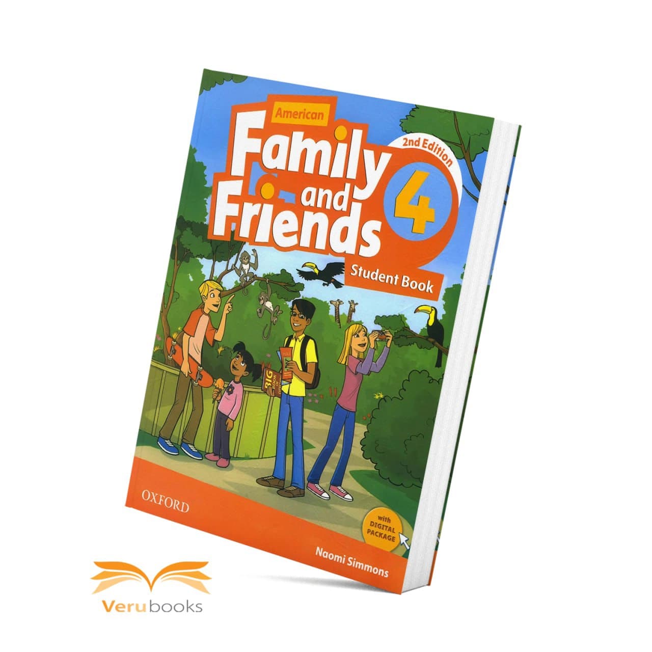 امریکن فمیلی اند فرندز 4 | کتاب انگلیسی American Family and Friends 4 (سایز رحلی)