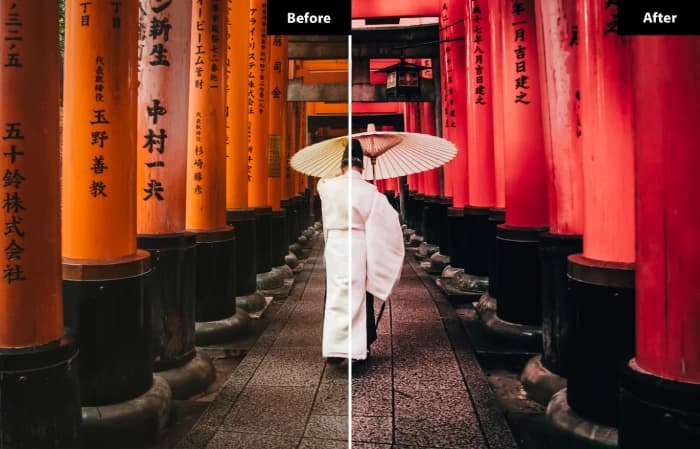 مجموعه 12عددی پریست لایت روم و فتوشاپ Sakura — تصویر ۶