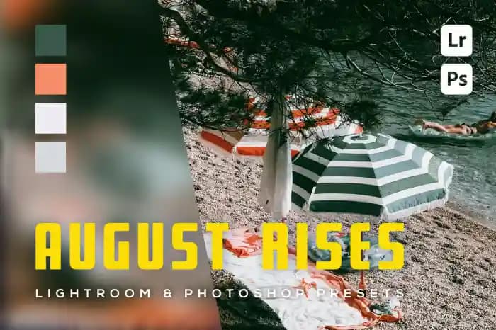 مجموعه 12عددی پریست لایت روم و فتوشاپ August Rises