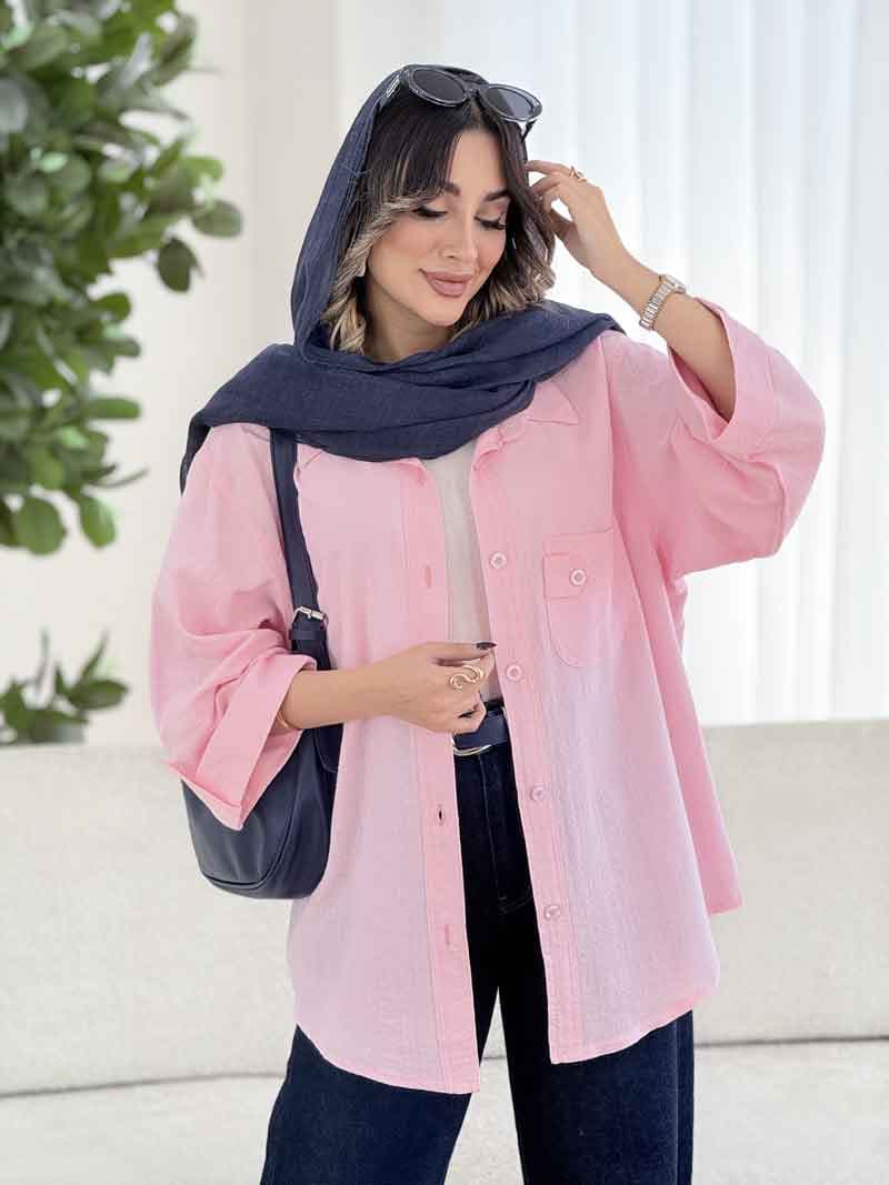 مانتو پشت دکمه آرینا کد 8061