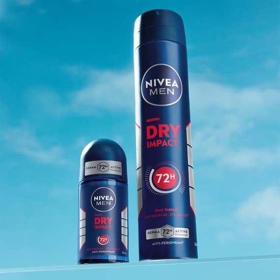 اسپری ضد تعریق مردانه مدل DRY IMPACT 72H 150ML — تصویر ۵