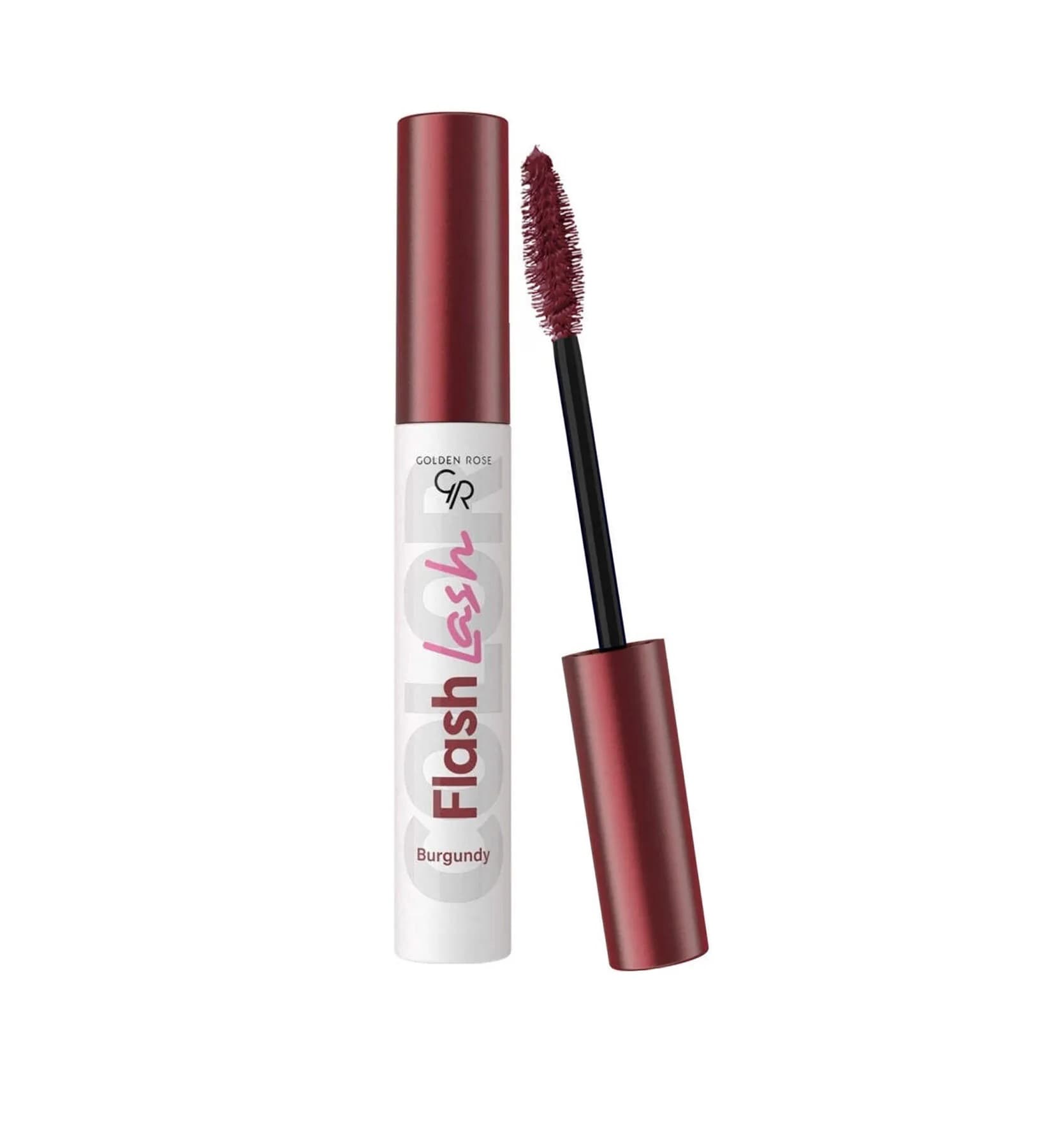 ریمل رنگی بورگاندی گلدن رز FLASH LASH