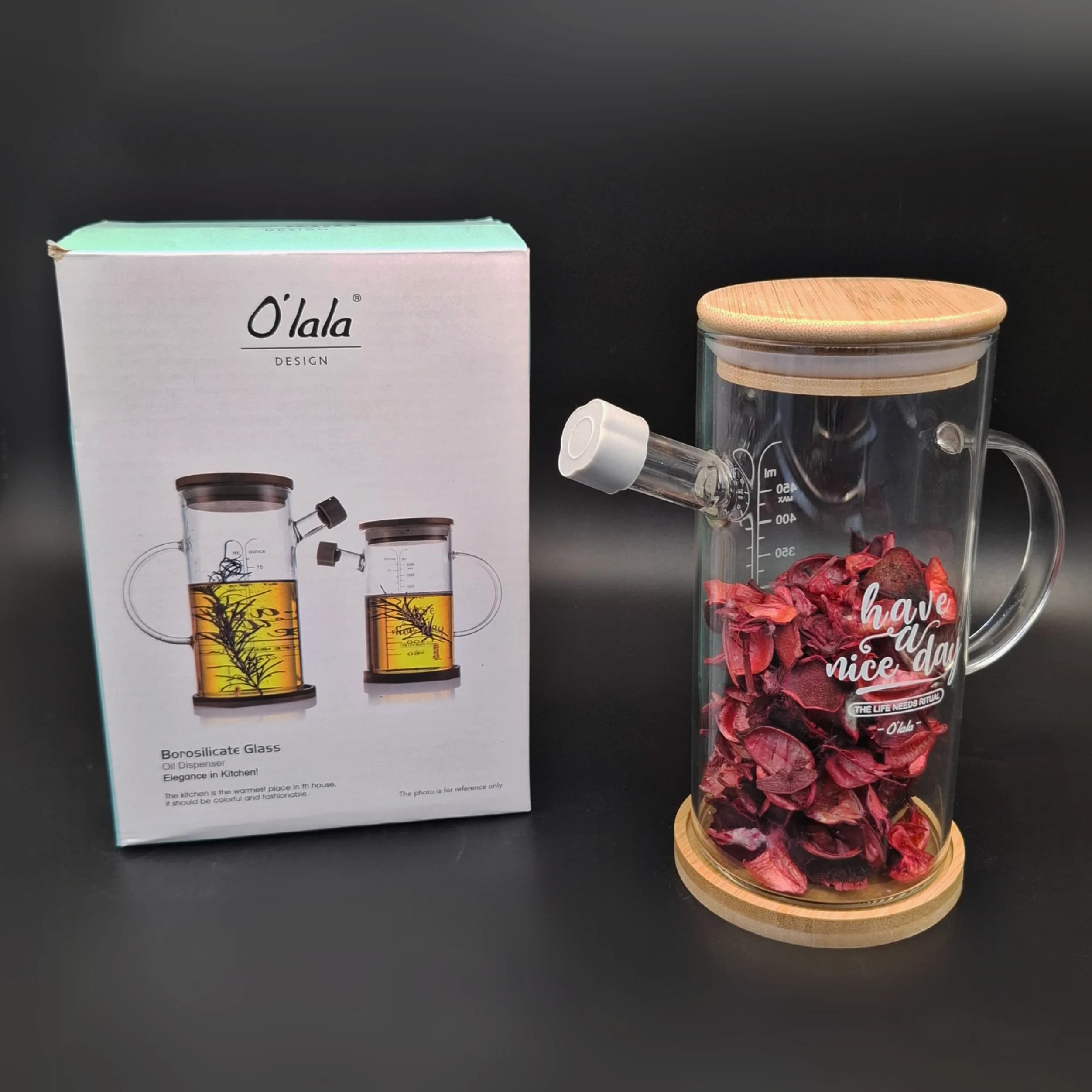 روغن ریز 450 ml پیرکس برند Olala