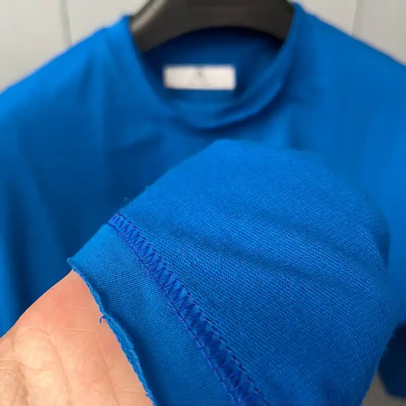 تیشرت باکسی ساده مدل کثیف دوزی کد T202 — تصویر ۴
