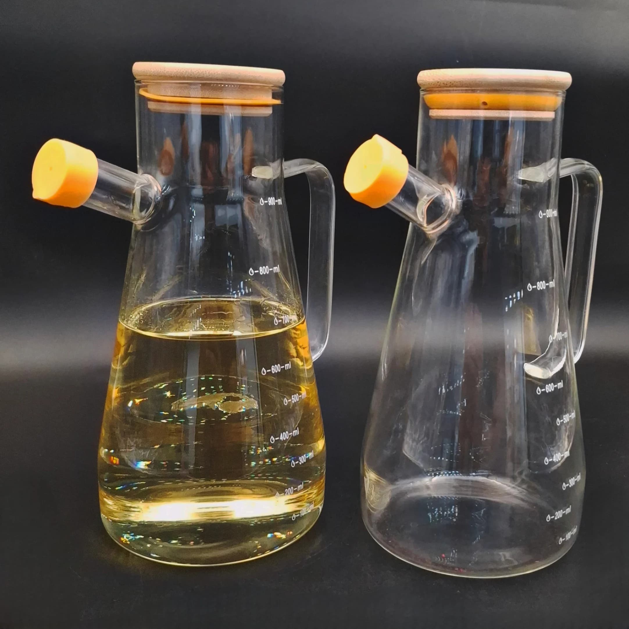 روغن ریز 900 ml پیرکس درب بامبو