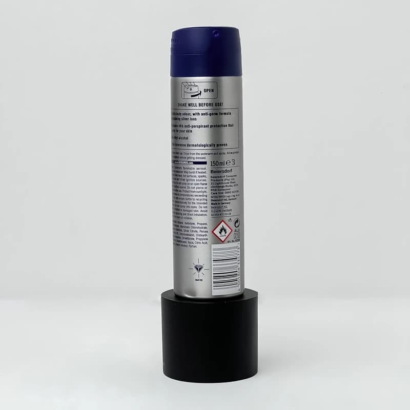 اسپری بدن مردانه مدل SILVER PROTECT 150ML کد SPBM13 — تصویر ۳