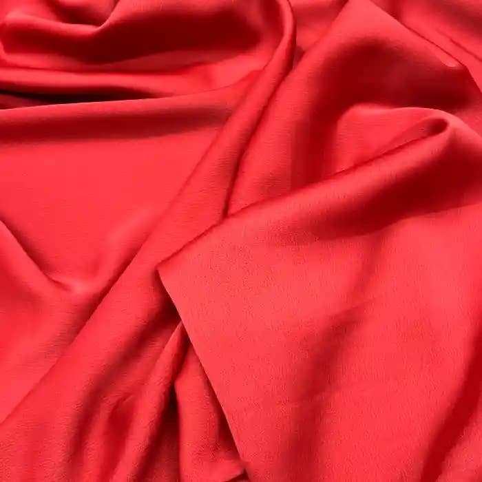 پارچه ساتن زارا رنگ قرمز