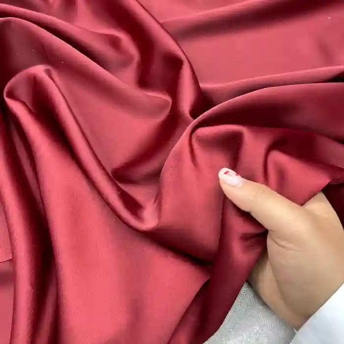 پارچه ساتن زارا رنگ جیگری