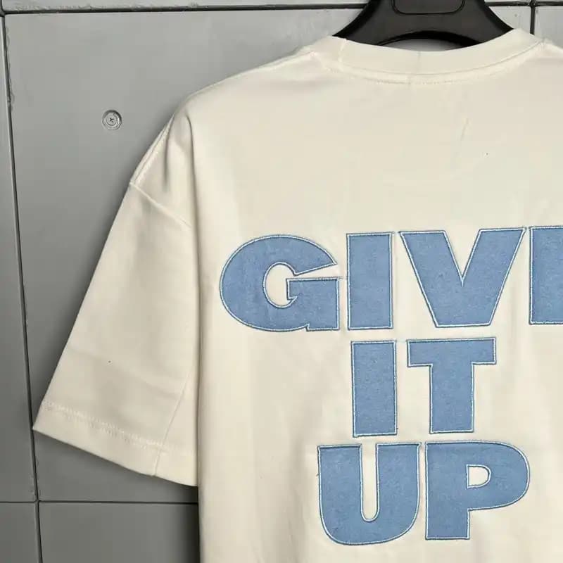 تیشرت باکسی سوپرلش مردانه give it up کد T201 — تصویر ۳