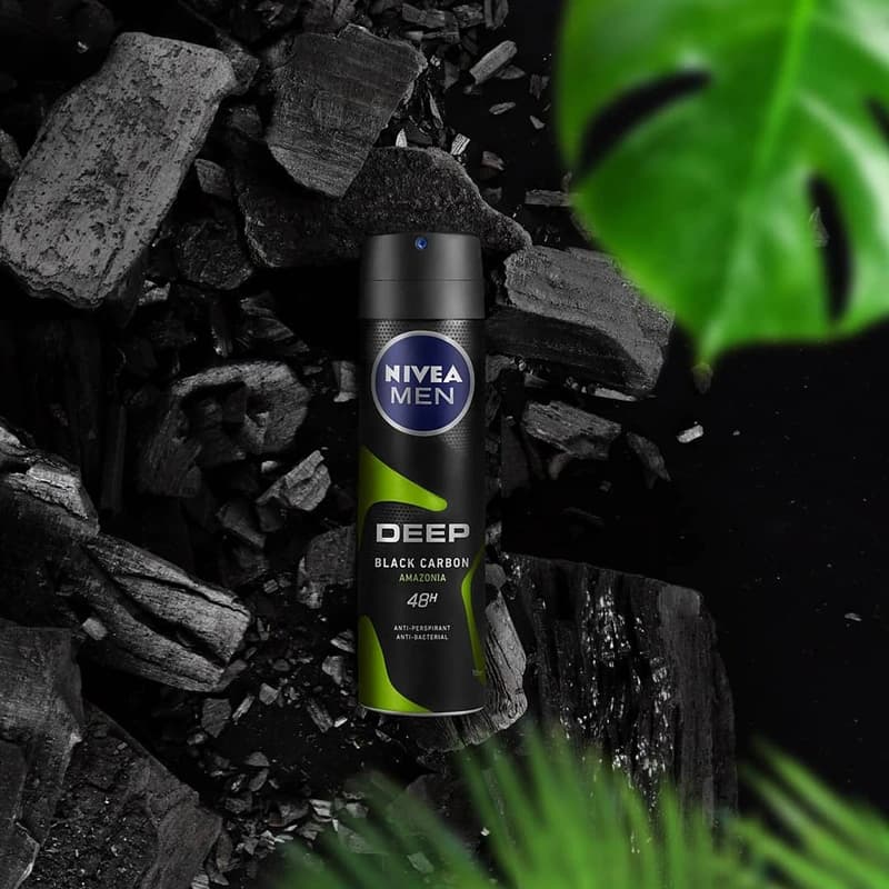 اسپری بدن مردانه 150میل black carbon amazonia کد SPBM10