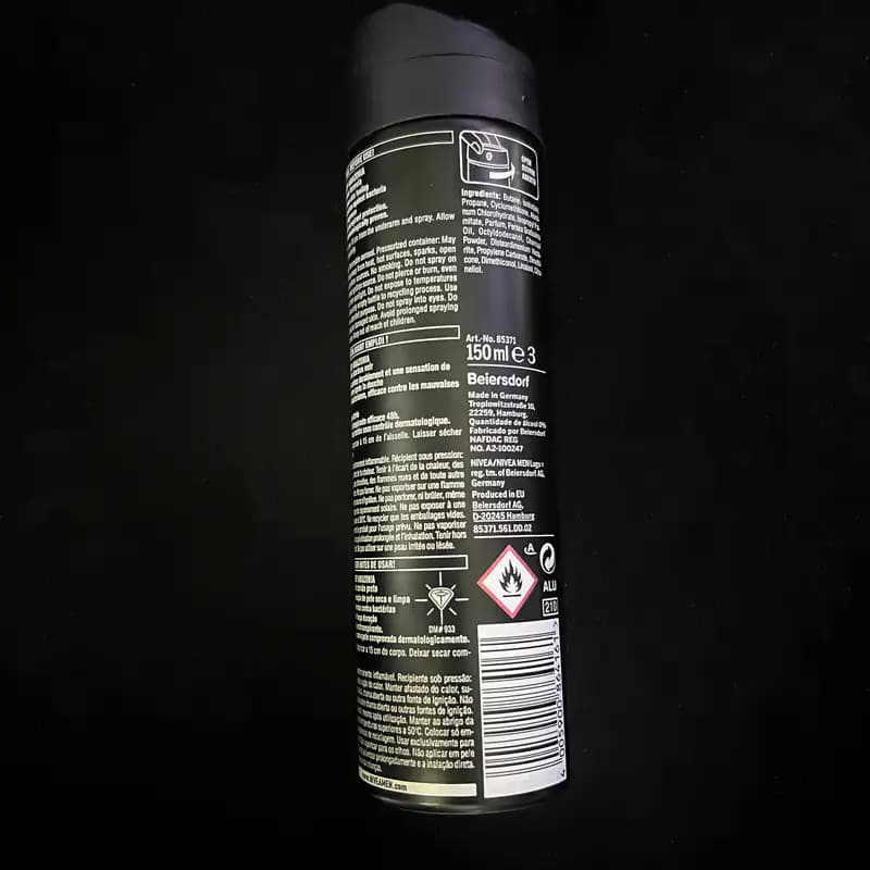 اسپری بدن مردانه 150میل black carbon amazonia کد SPBM10 — تصویر ۷